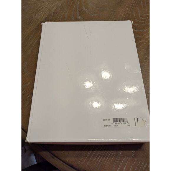 NEW Michael Kors Black Gray Logo Print Winter Beanie Hat Scarf Set Acrylic Knit - Picture 2 of 6